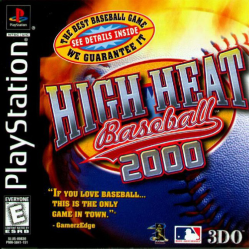 High Heat Baseball 2000 (USA) Cover